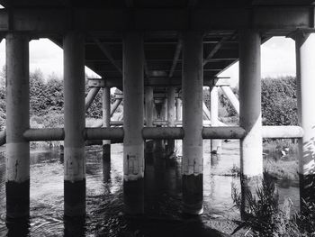 Full frame shot of bridge over water