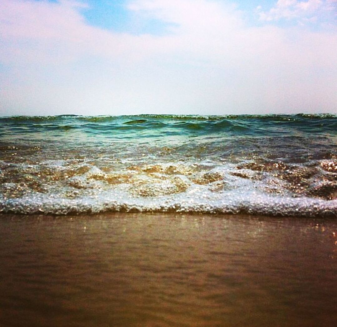 sea, water, horizon over water, scenics, tranquil scene, beauty in nature, sky, waterfront, tranquility, wave, beach, nature, rippled, idyllic, seascape, shore, surf, cloud - sky, outdoors, remote