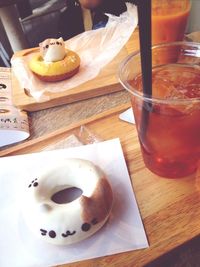 Close-up of food on table