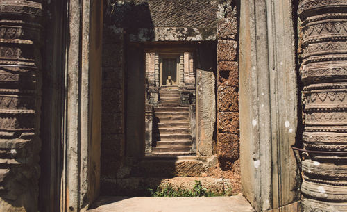 Entrance of old building