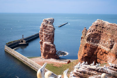 Panoramic view of sea against sky