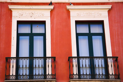 Windows and balconies in málaga