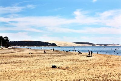 People at beach