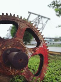 Close-up of rusty metal