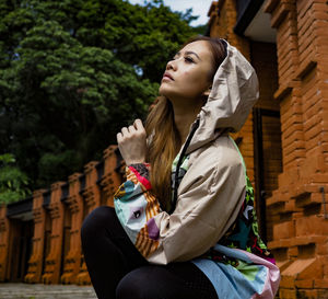 Young woman using mobile phone