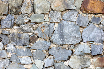 Full frame shot of stone wall