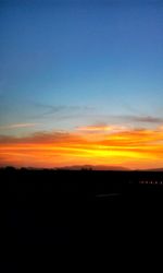 Scenic view of sky during sunset