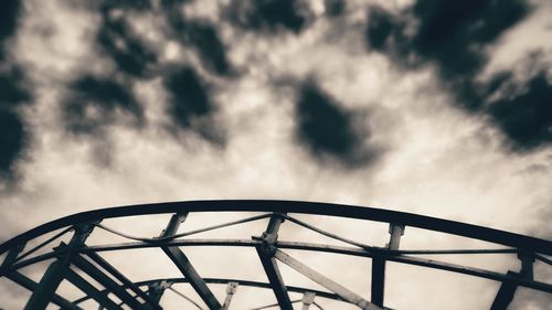 Low angle view of cloudy sky