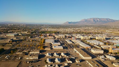 Aerial view of city