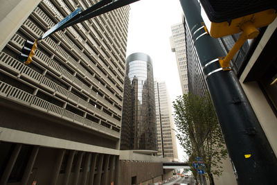 Low angle view of modern building