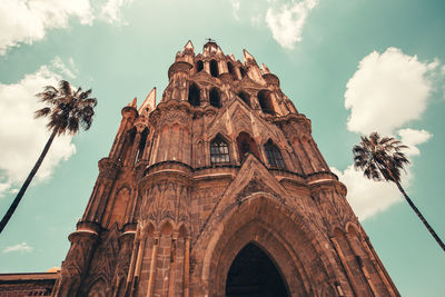 Low angle view of a temple