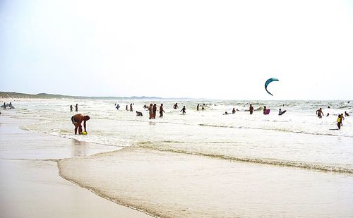 People on beach