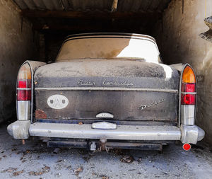 Old rusty car