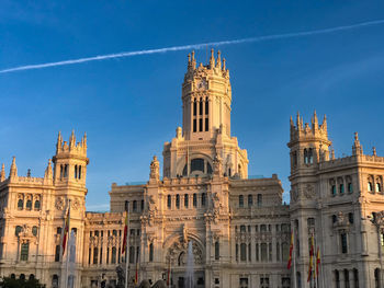 Low angle view of historical building