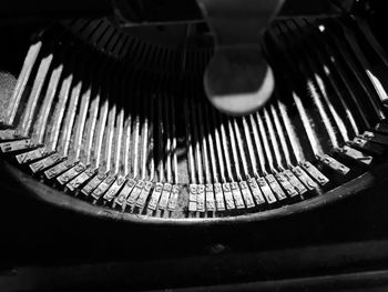 Close-up of electric fan