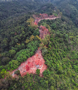 High angle view of landscape