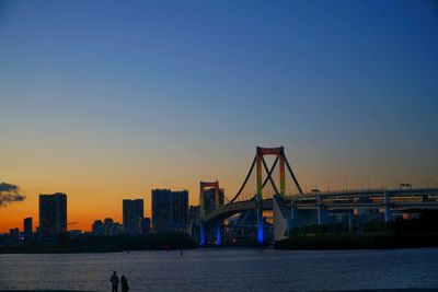 Cityscape at sunset