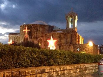 View of church against sky