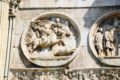 Close-up of entrance of building