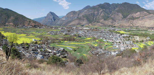 Scenic view of landscape against sky