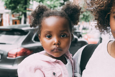 Portrait of cute girl