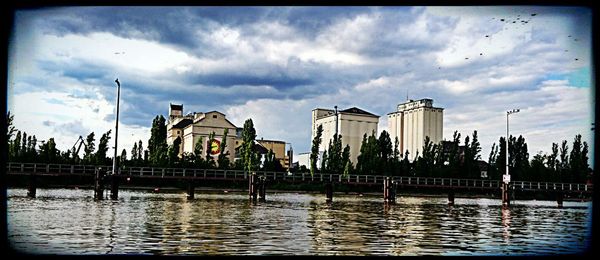 River with buildings in background