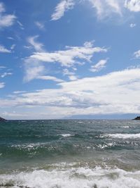 Scenic view of sea and sky