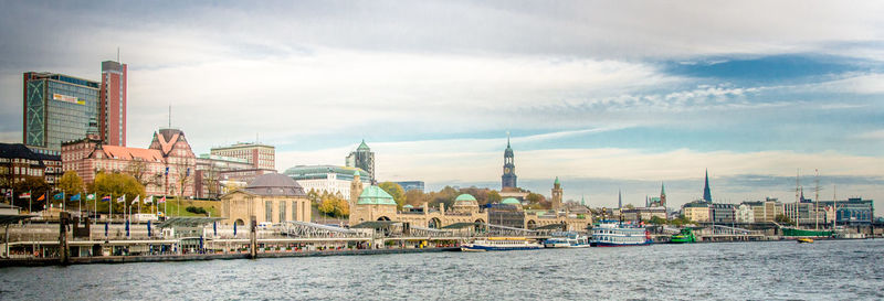 View of city at waterfront