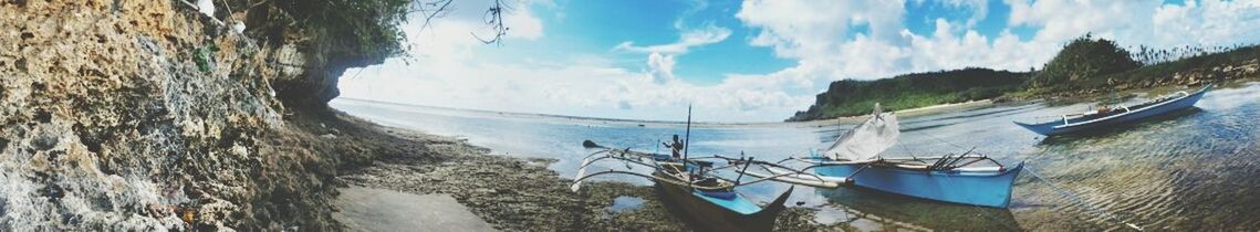 Scenic view of calm sea against sky