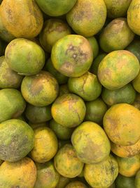 Full frame shot of fruits in market