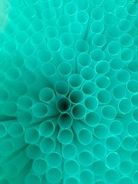 Full frame shot of drinking straws