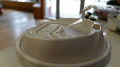 Close-up of cupcakes on table