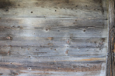 Full frame shot of weathered wooden plank