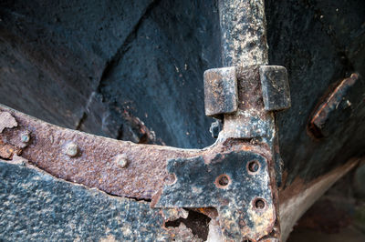 Close-up of rusty metal