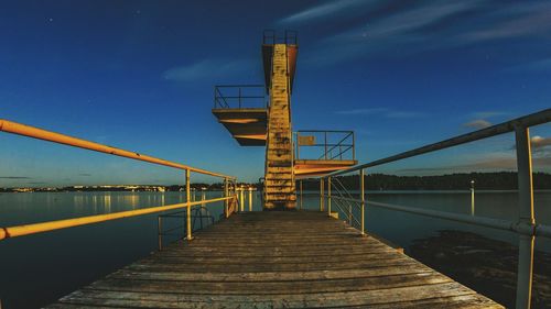 Bridge against clear sky