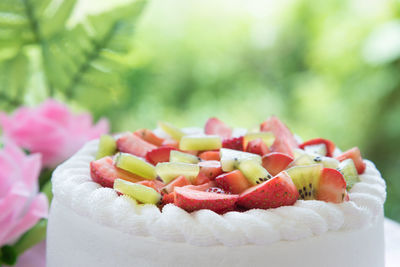 Close-up of cake