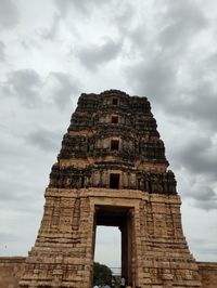 Low angle view of old ruins