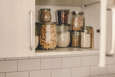 Close-up of food in kitchen at home