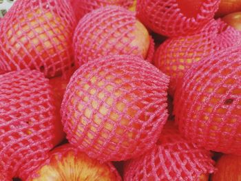 Full frame shot of fruits for sale in market