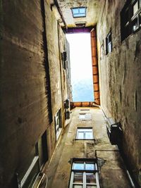 Low angle view of residential buildings