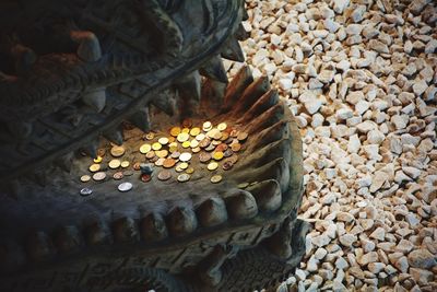 Full frame shot of stones