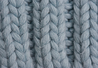 Full frame shot of knitted wool