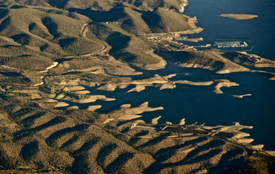 Aerial view of landscape