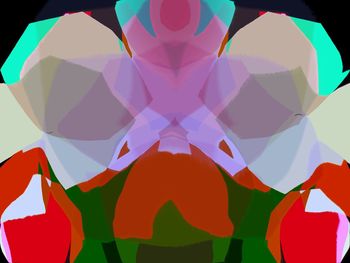 Close-up of red wall