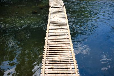 Pier in sea