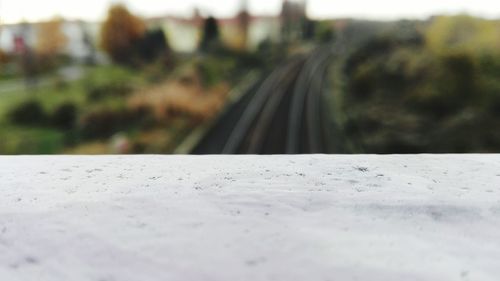 Close-up of car against sky