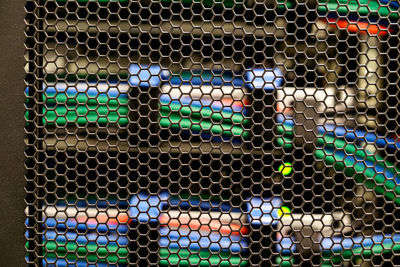 Full frame shot of metal fence