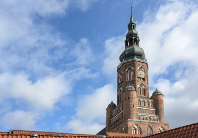 Low angle view of historic building against sky