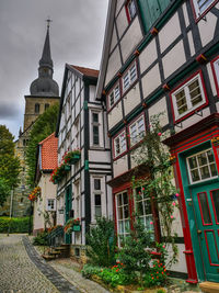 The old city of werl in germany
