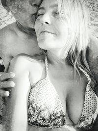 Portrait of young woman